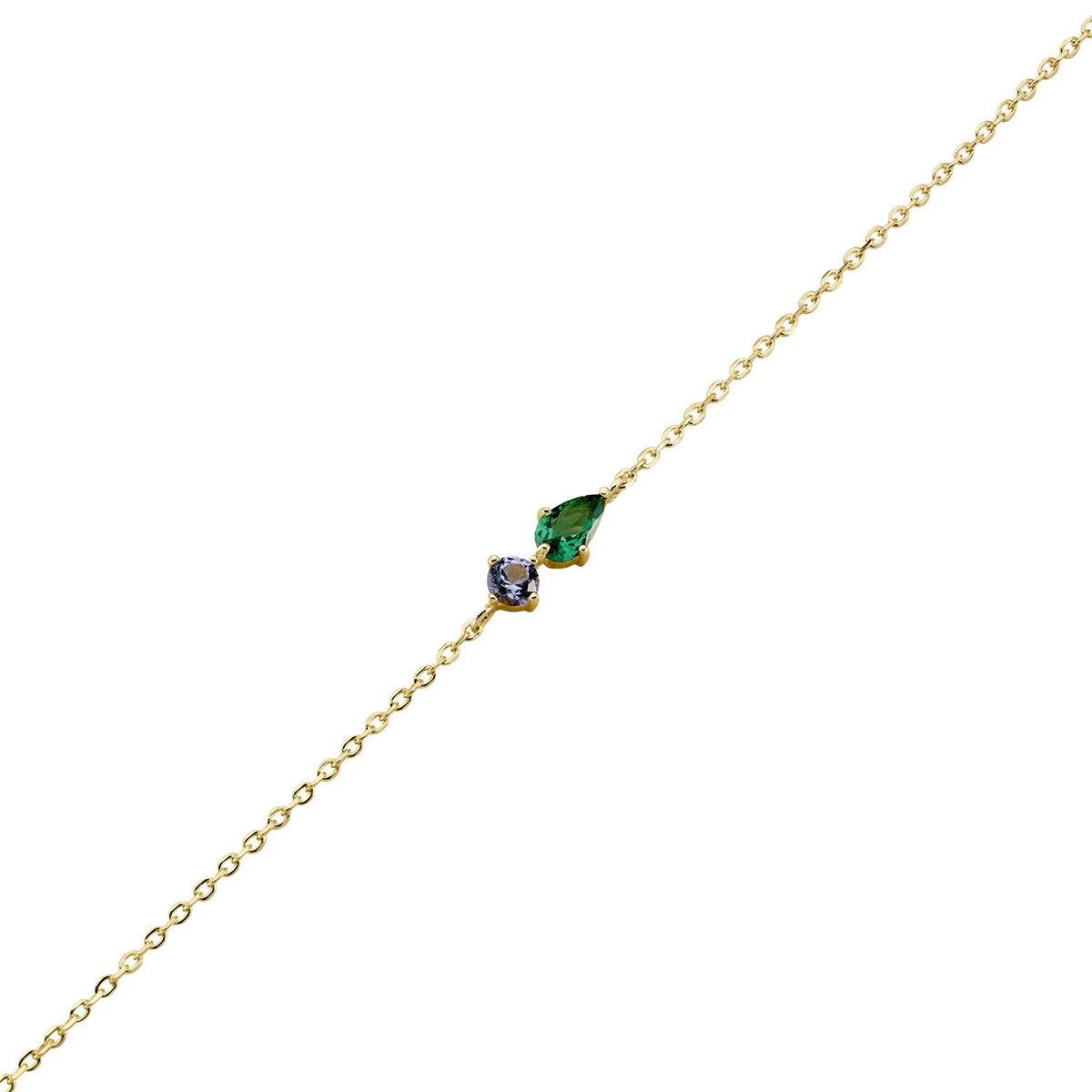 Bracelet souple Agatha Astro doré