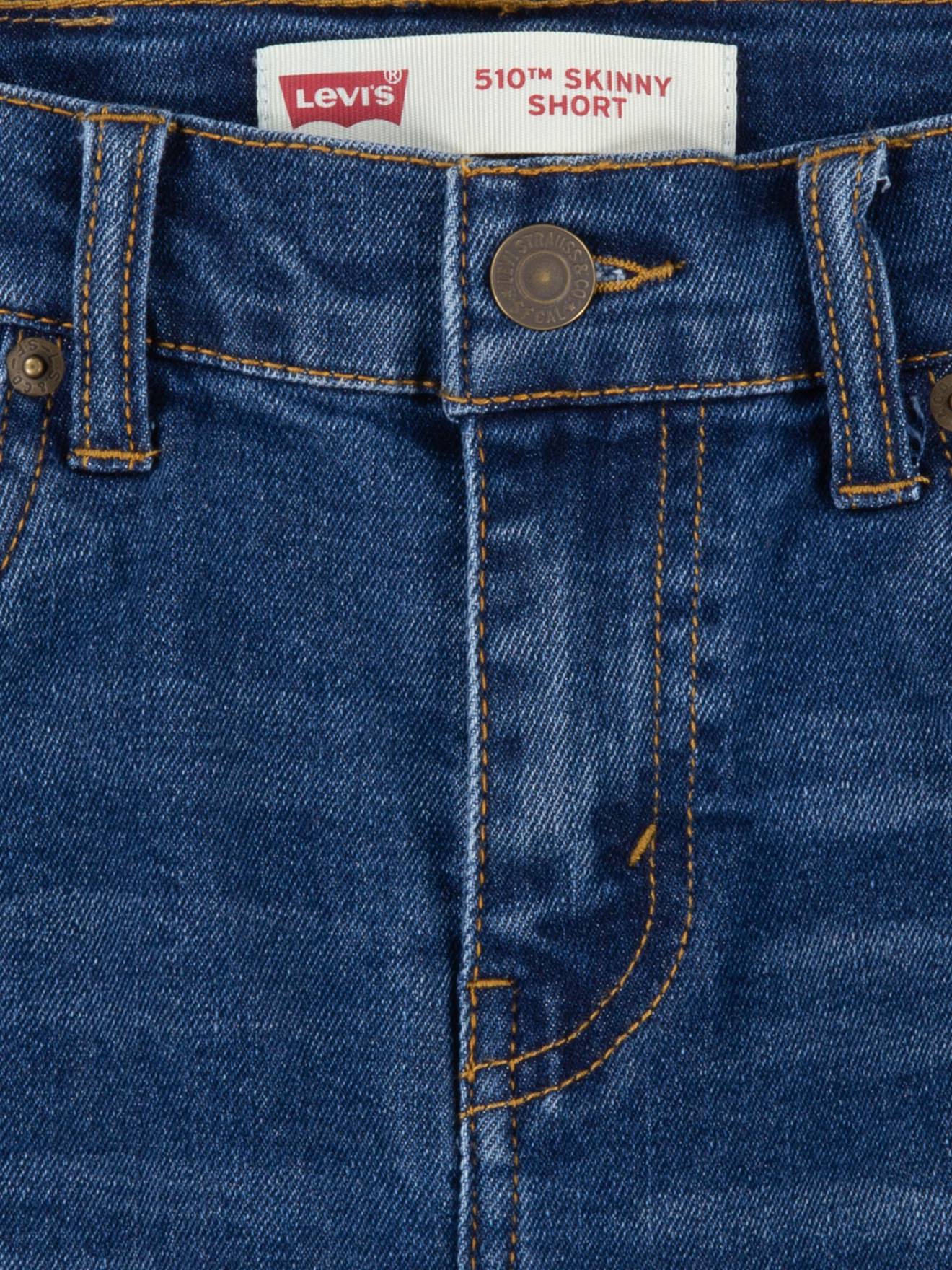Bermuda Levi's® 510 Skinny para meninos, azul