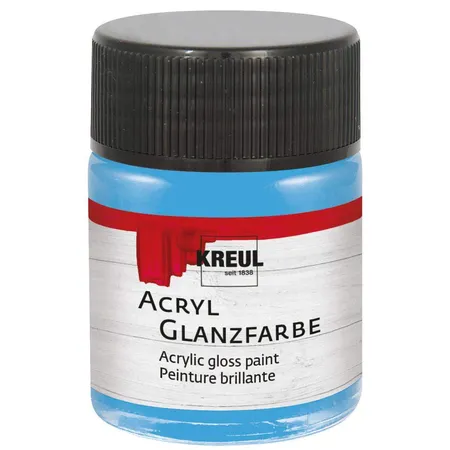 KREUL Acryl Glanzfarbe Himmelblau 50 ml