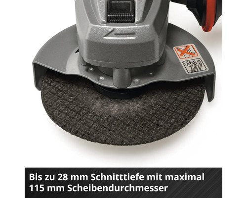 Einhell Power X-Change TE-AG 18/115 Q Li accu haakse slijper, zonder accu en lader