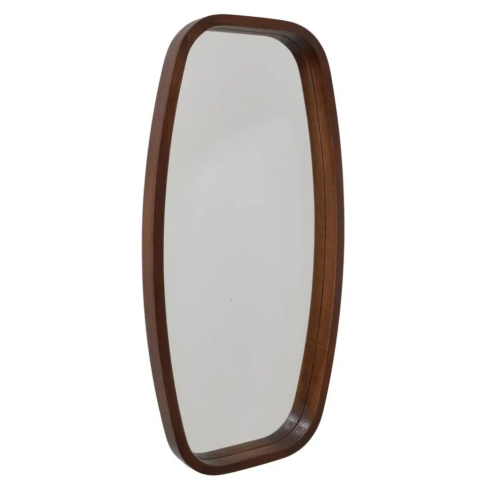Fragix Wandspiegel Eva 40x80 Donker bruin hout