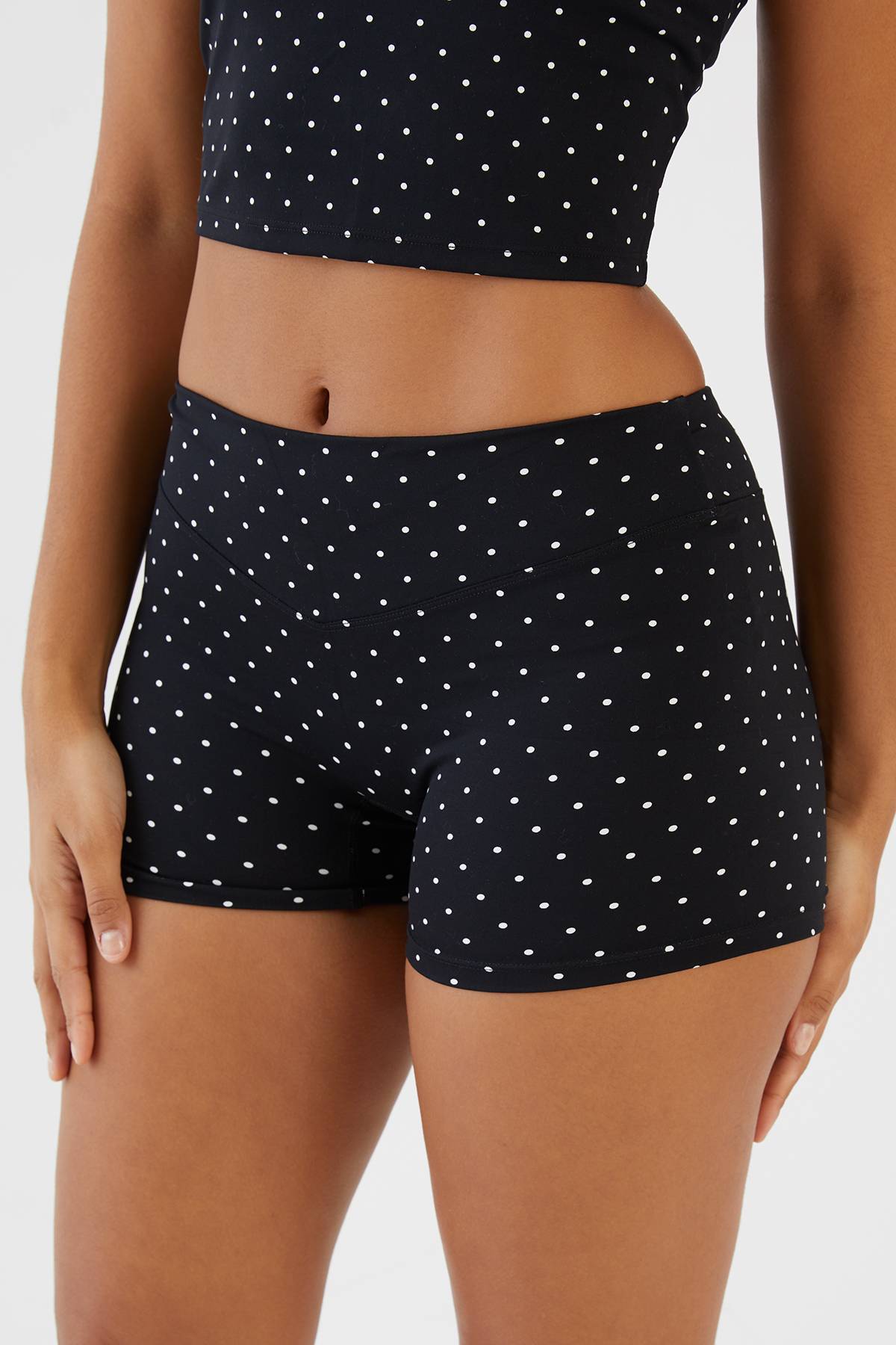 Short Mini Sculptant À Pois Dsgn Studio