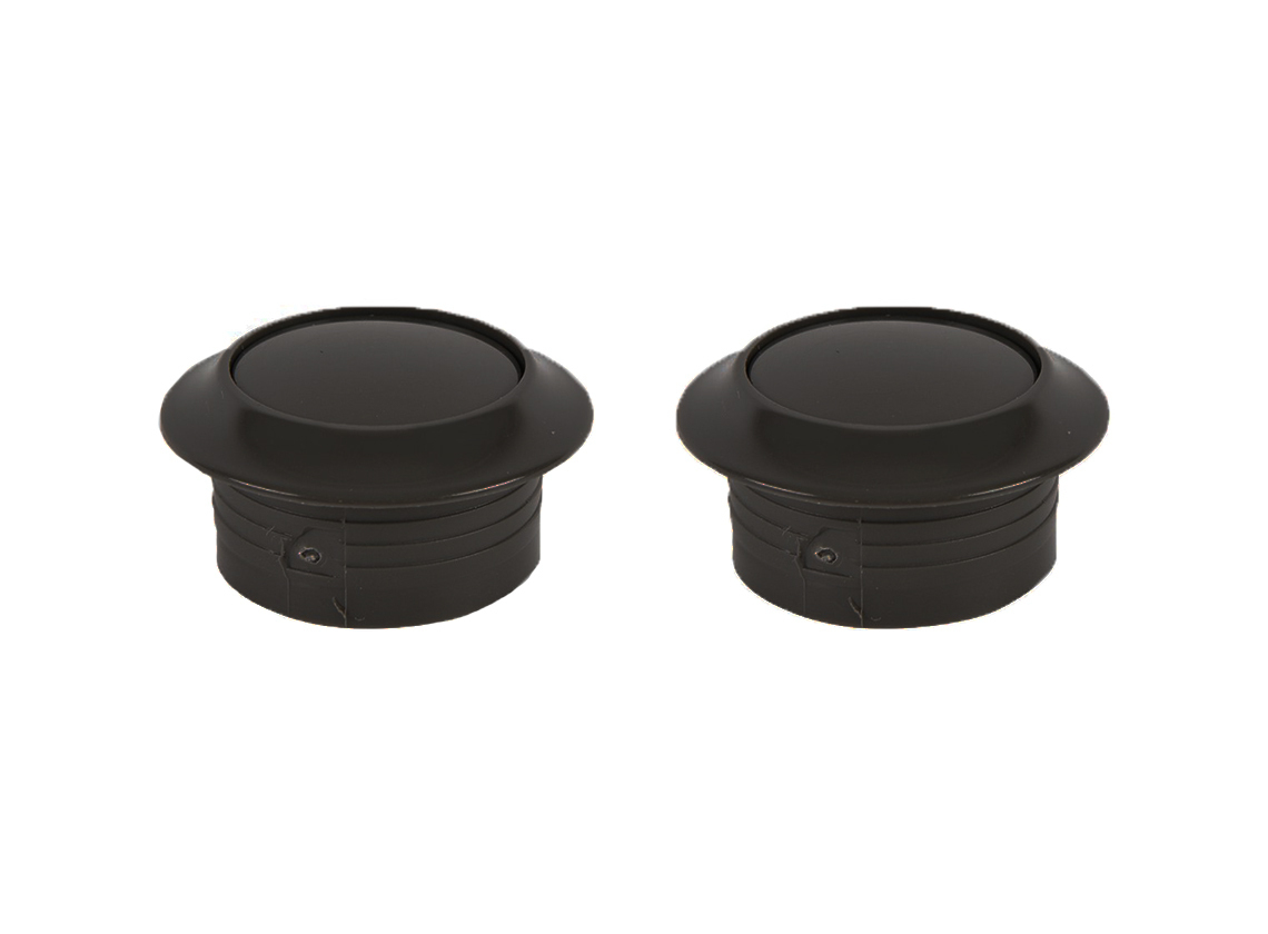Push-lock knoppen - black
