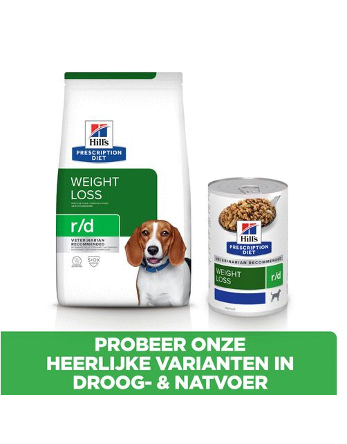 Hill's Prescription Diet R\/D Weight Reduction Zak - Hondenvoer - Kip 10 kg