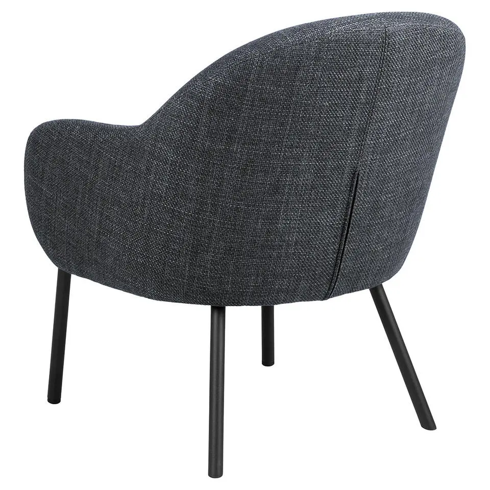 Fauteuil Grijs - Zithoogte 43cm - 70x75x75cm - Rollo