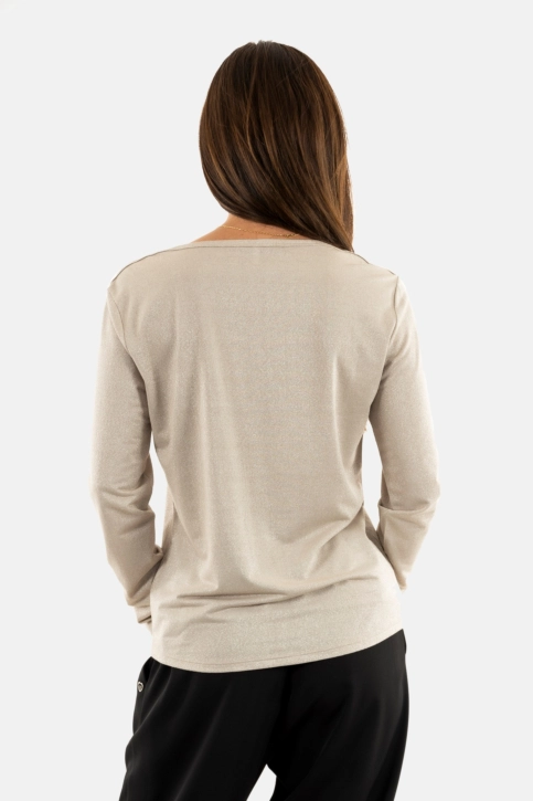 Tee shirt manches longues sun valley polesk 1005 sable