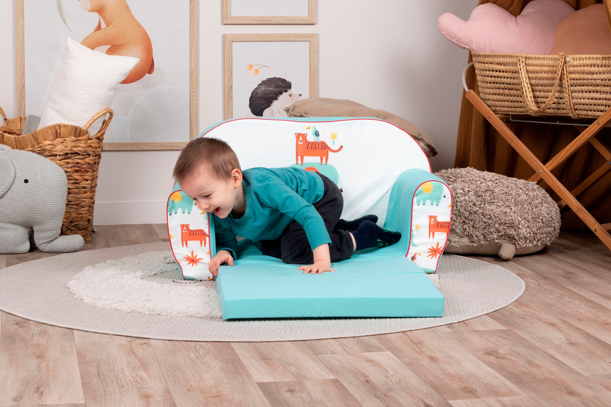Knorrtoys® Sofa »Wild life« für Kinder; Made in Europe