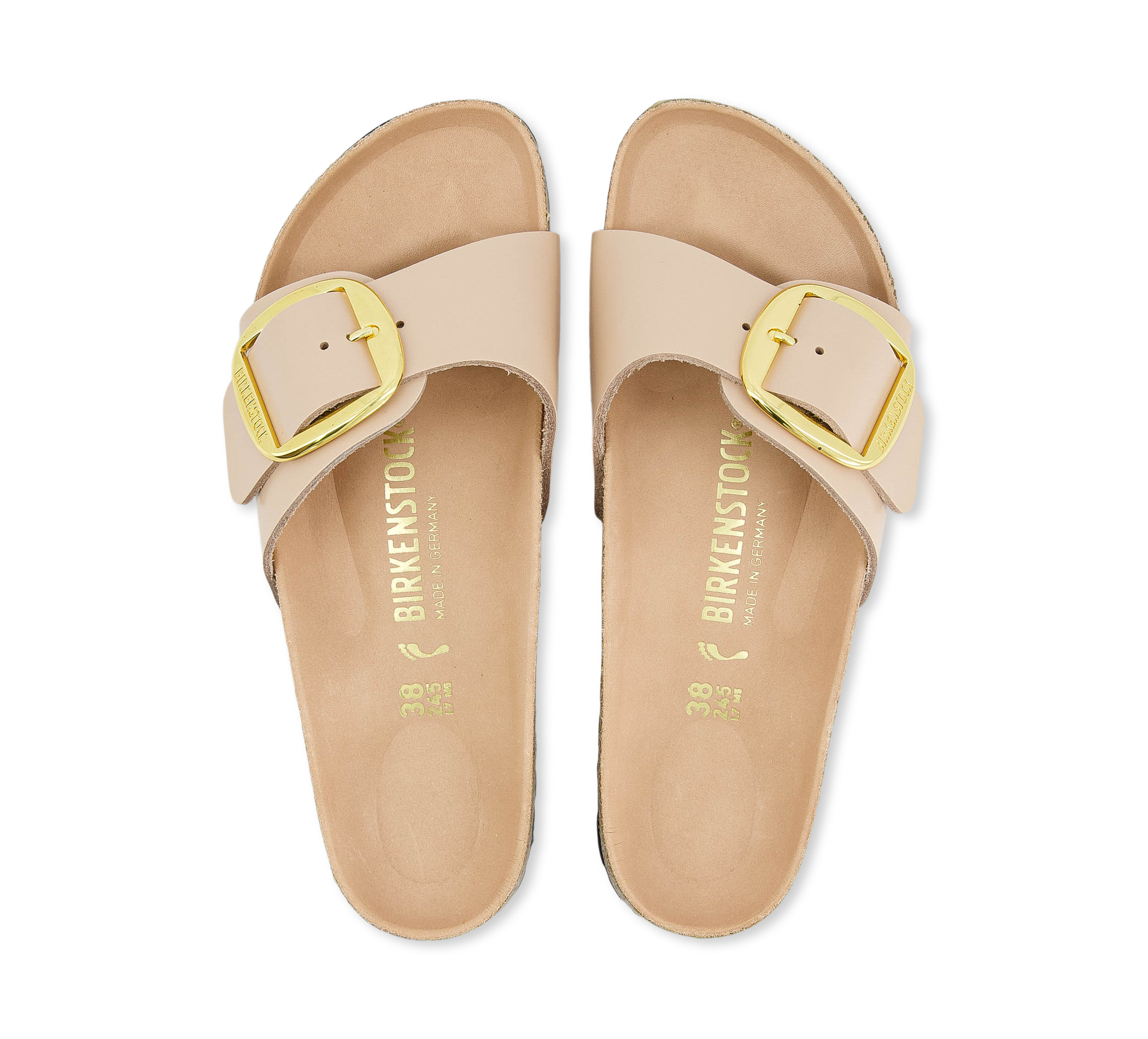Birkenstock Madrid Big Buckle beige/taupe