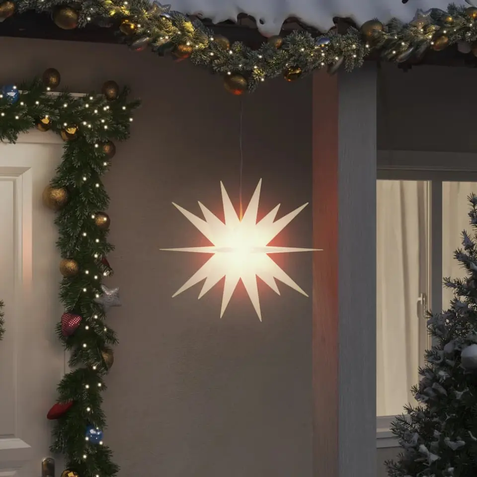 vidaXL - Kerstverlichting - White - 43 cm