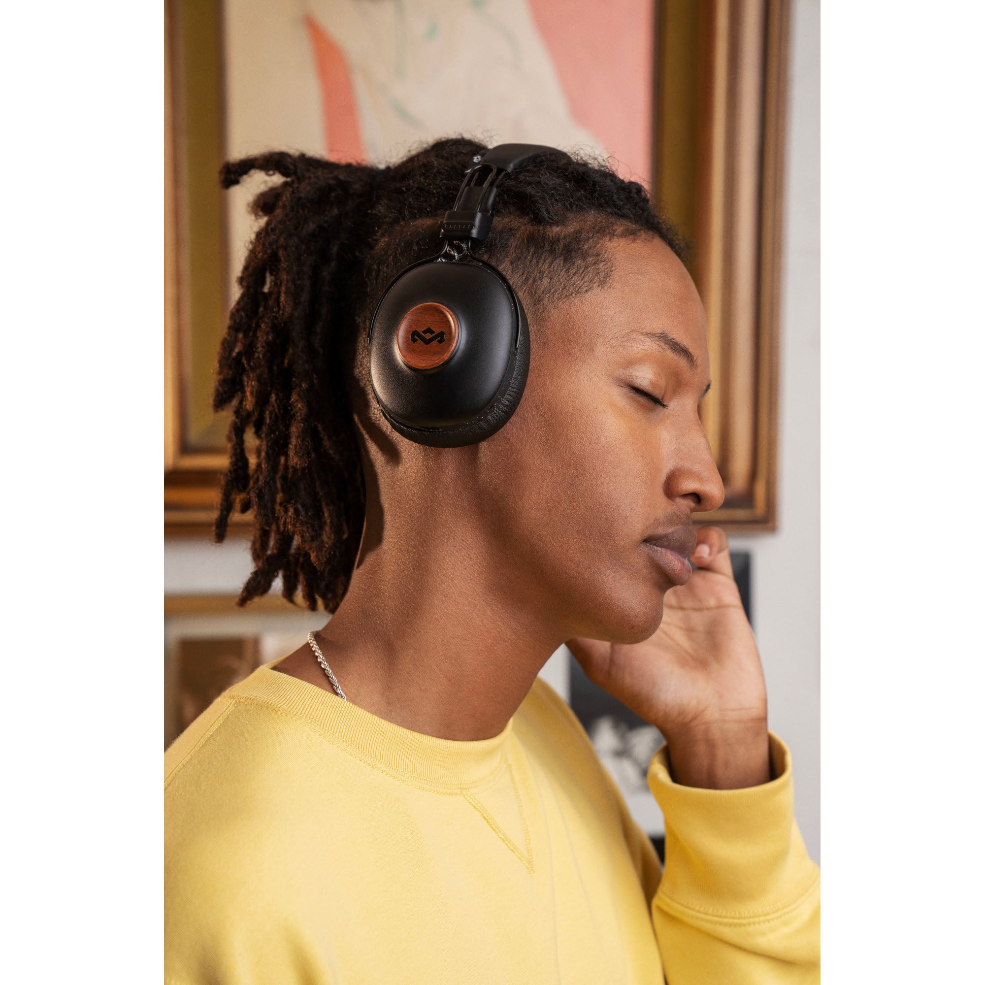 House of Marley Positive Vibration Frequency Signature Black Bluetooth-koptelefoon