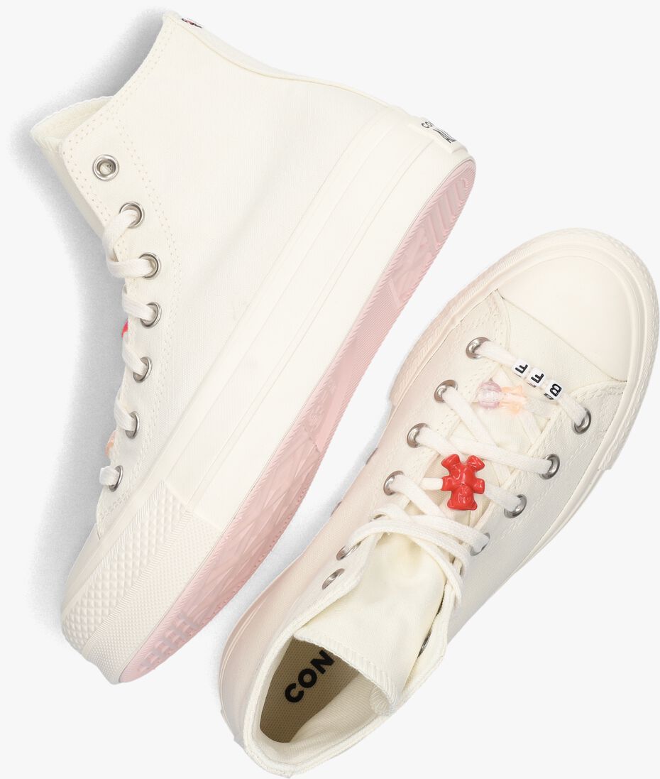 CONVERSE ecru converse hoge sneaker ctas lift hi