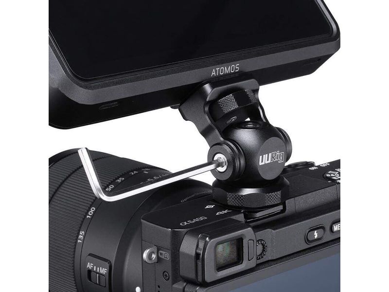 UURig Universal Monitor Halter für Cold Shoe Universelle Monitorhalterung