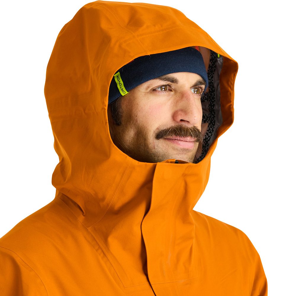 ORTOVOX 3L Ravine Hardshelljacke Herren hot orange