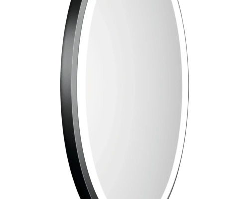 LED badkamerspiegel DSK Zwart Rond mat Ø60cm IP 24