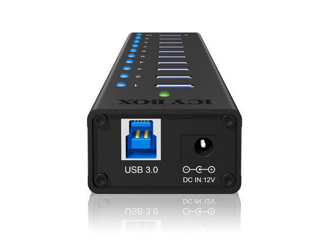 ICY BOX USB-Hub IB-AC6110 10 Port-USB-3.0-Hub