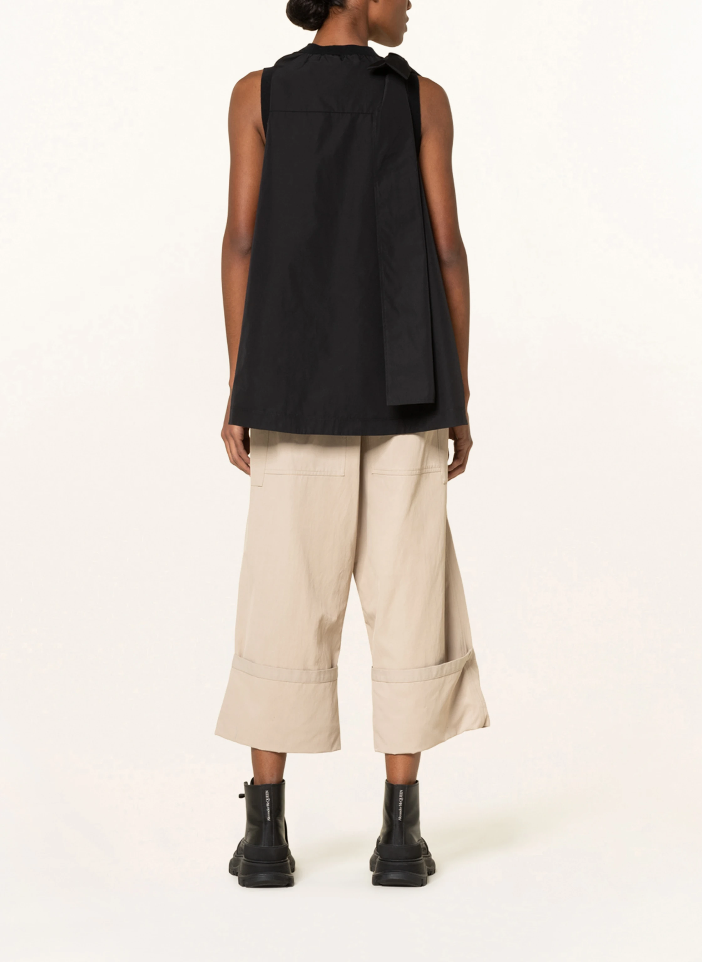 MONCLER Top im Materialmix