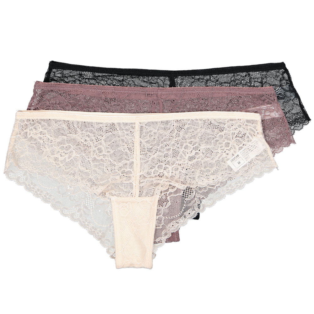 Amber  Dames Lacy brazillian  3-Pack Zalm kopen? Goed en goedkoop