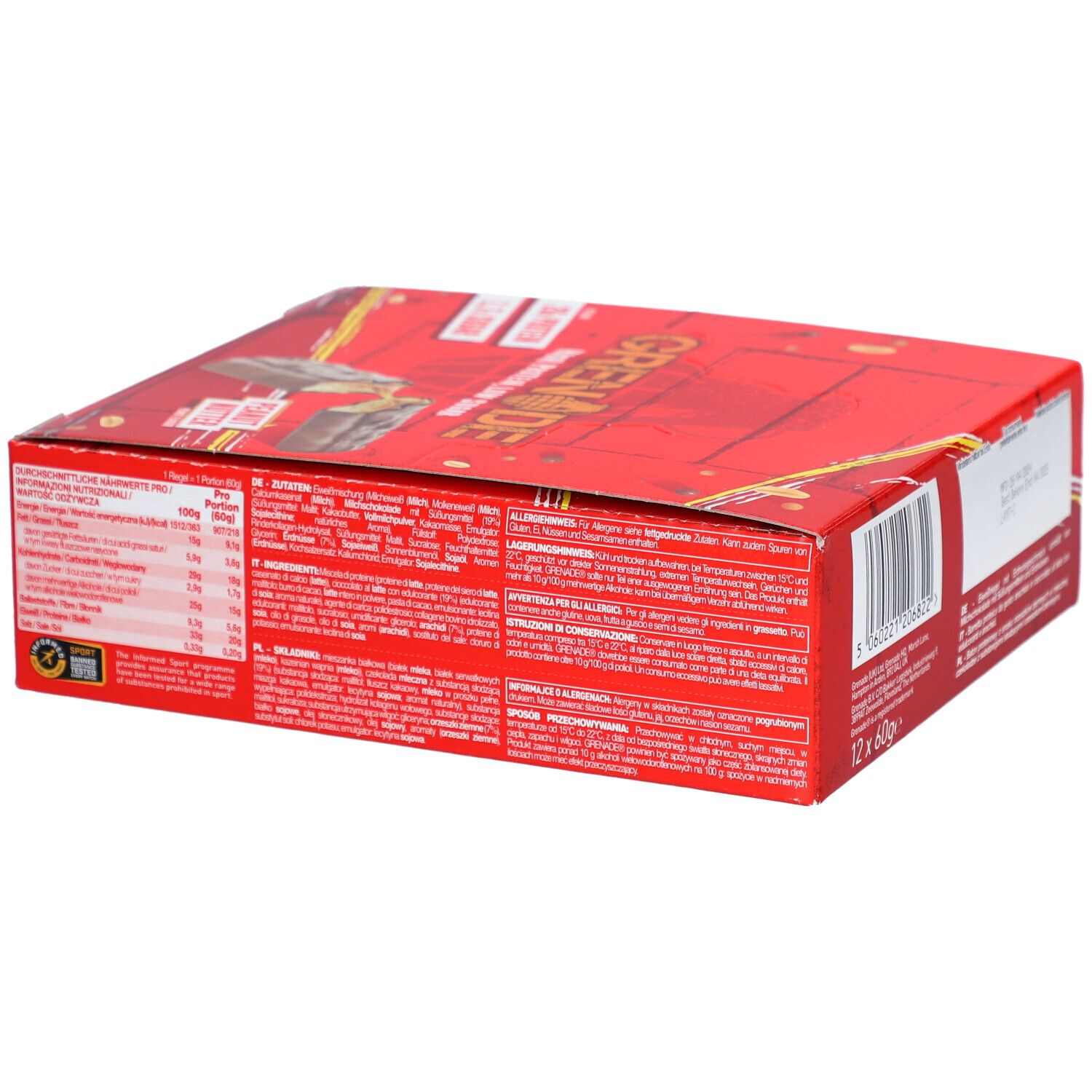 Grenade Peanut Nutter Protein Bar