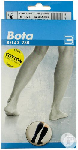 Bota Relax 280 Coton Bas Jarret Noir N4 Paire 1
