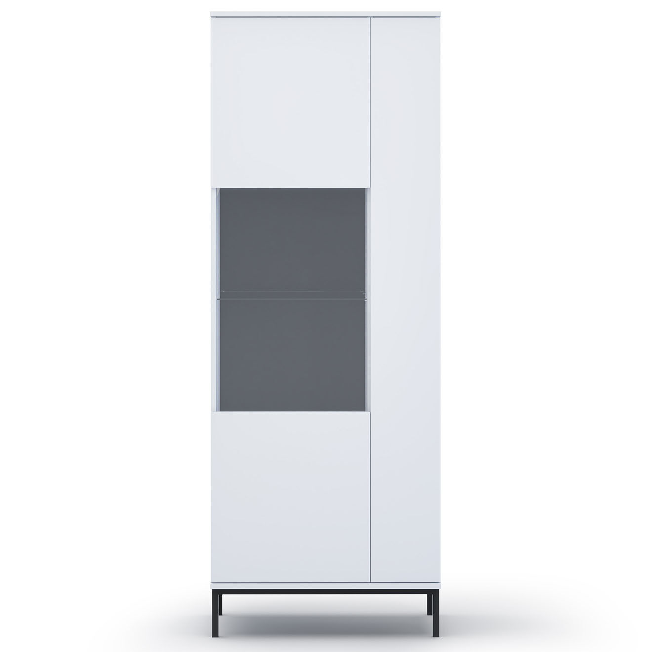 Cosmopolitan Design Vitrine Query blanche - 70x41x190 cm