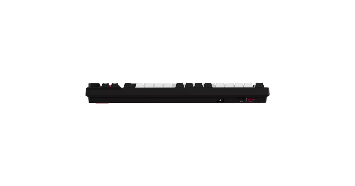 LORGARKBP70TKLW, gaming toetsenbord  (Zwart, US lay-out, LOGAR Toxic Purple, TKL, RGB, Hot-swappable, PBT Double-shot, Bluetooth / 2.4GHz / USB)