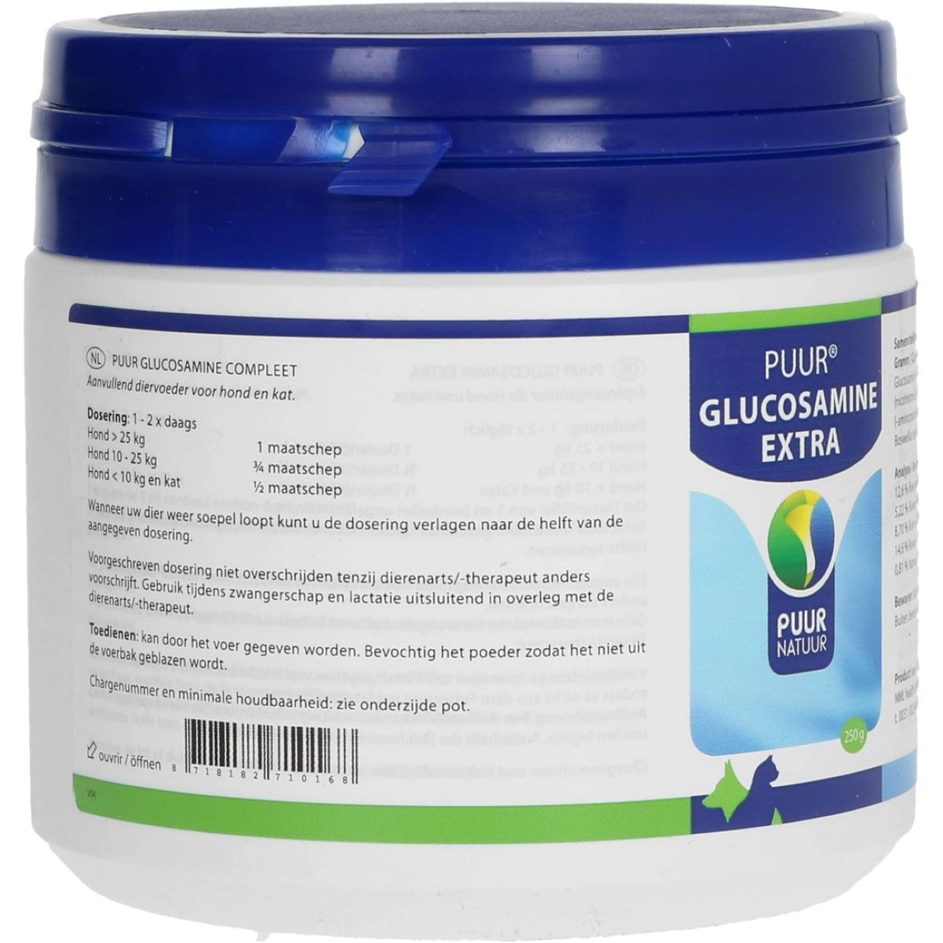 PUUR Glucosamine Extra / Compleet Hond/Kat