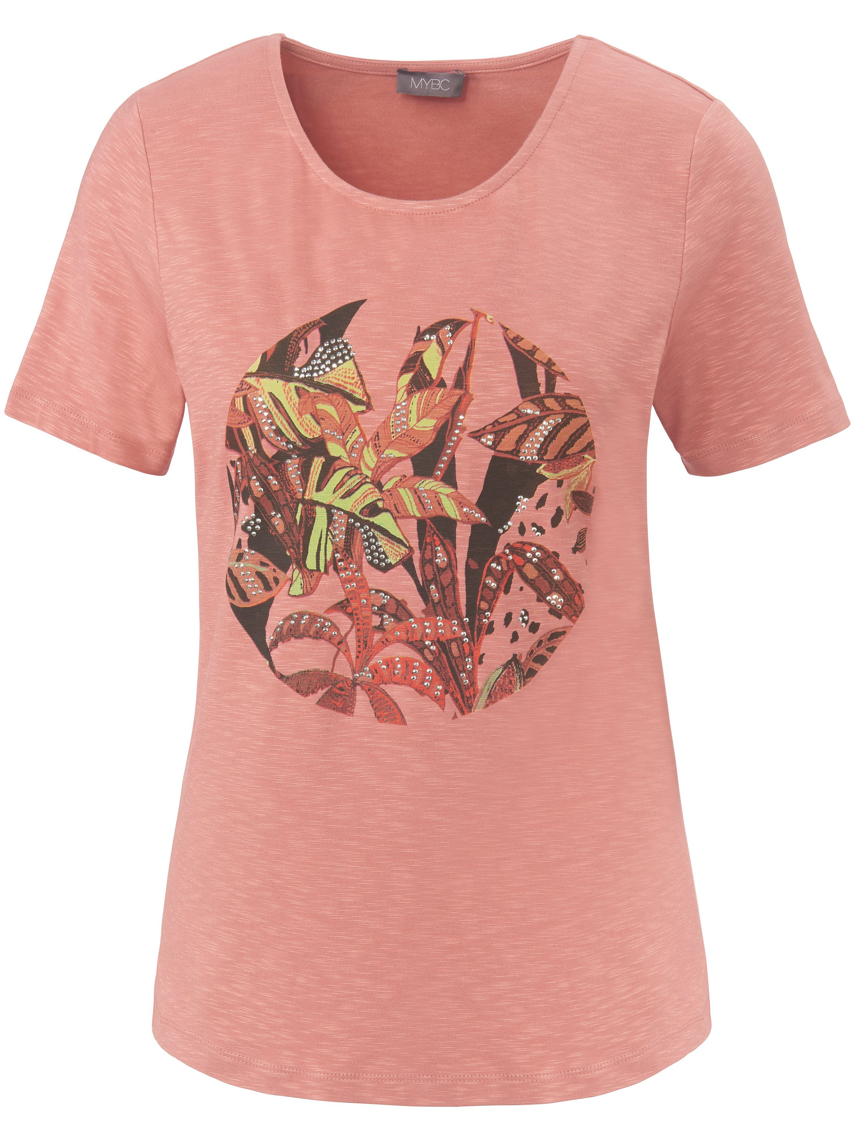Rundhals-Shirt mit 1/2-Arm