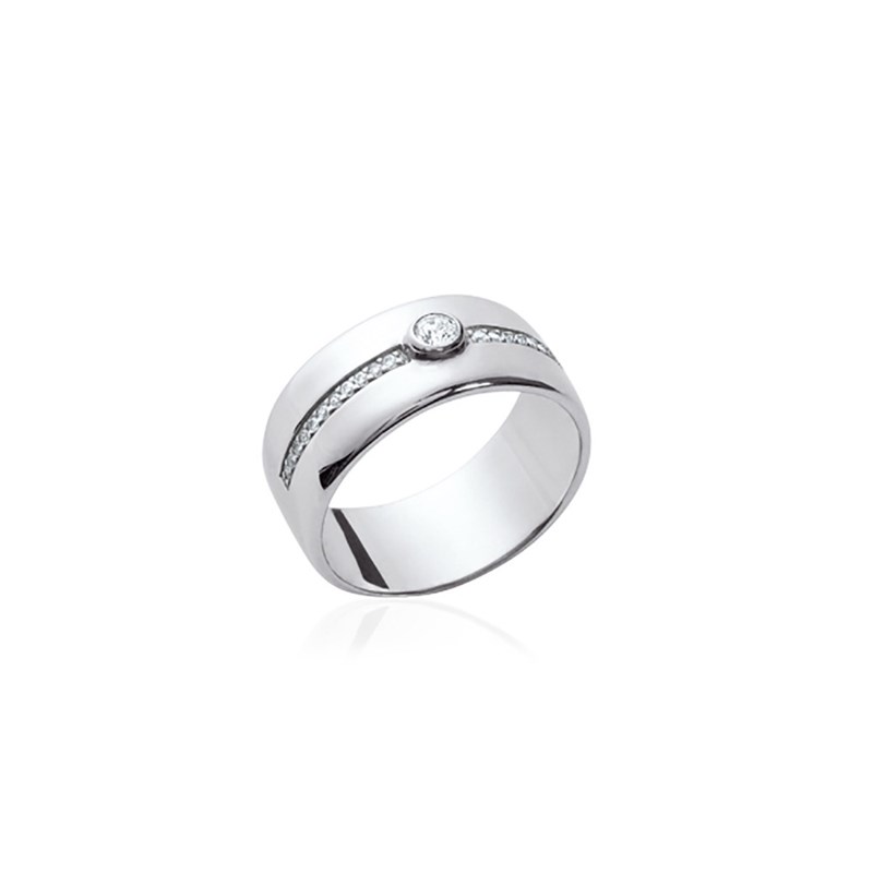 Bague Femme - Argent 925 - Oxyde de zirconium