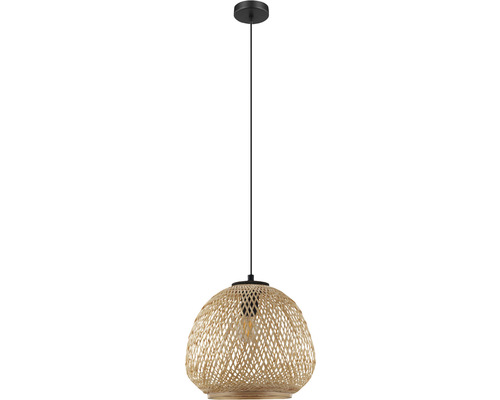 Hanglamp, 1-lichts, HxØ 110x32 cm, zwart