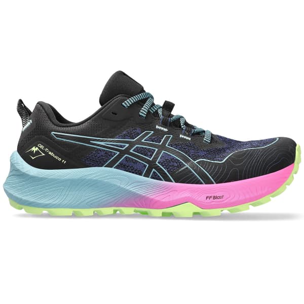 Chaussure trail ASICS GEL-TRABUCO 11 W BLACK/GRIS BLUE
