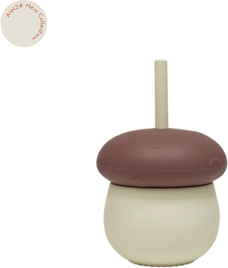 OYOY MINI Paddehat Kop Offwhite / red