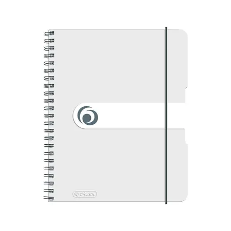 Herlitz Spiralblock transparent, DIN A5, kariert, 80 Blatt