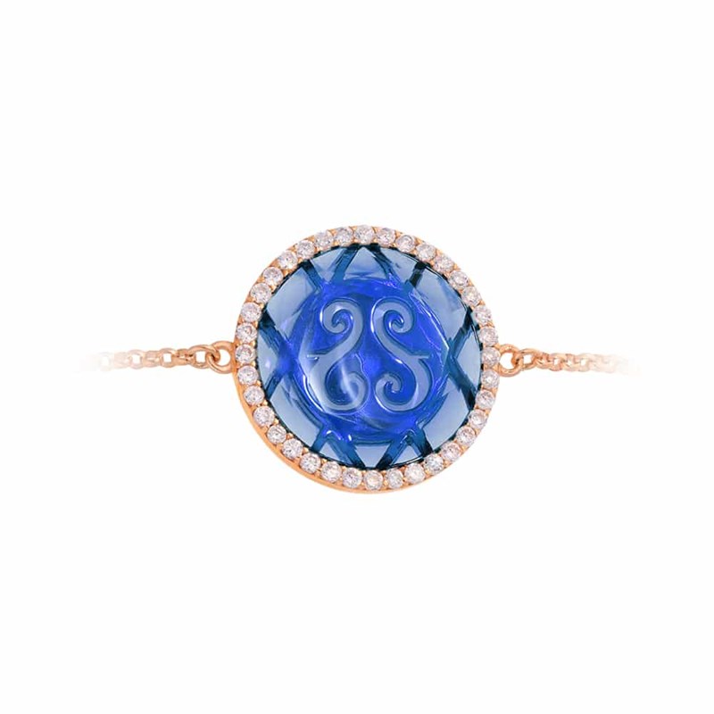 Bracelet Disque Marine