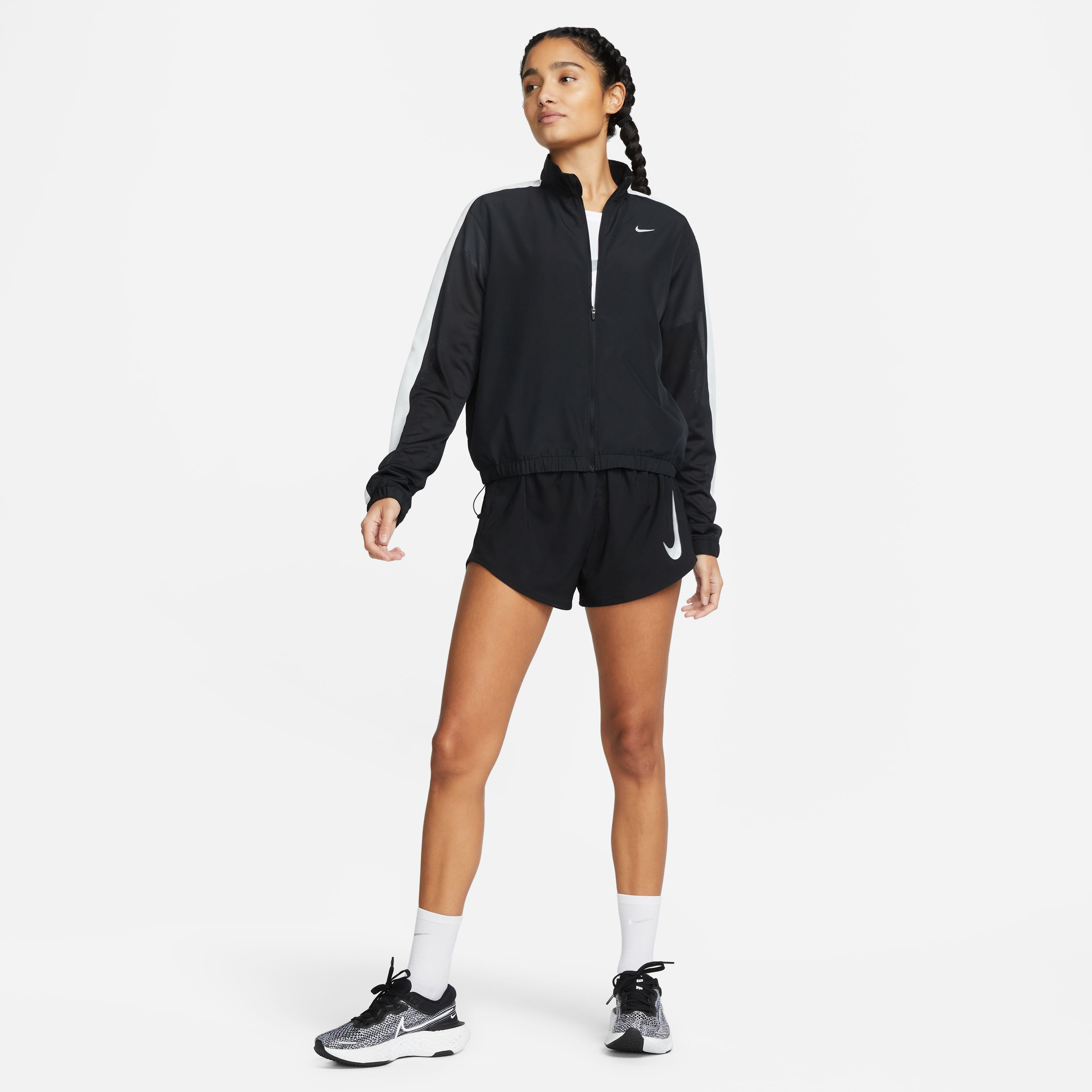 Nike Swoosh Run Veste Running Femmes - Noir , Gris