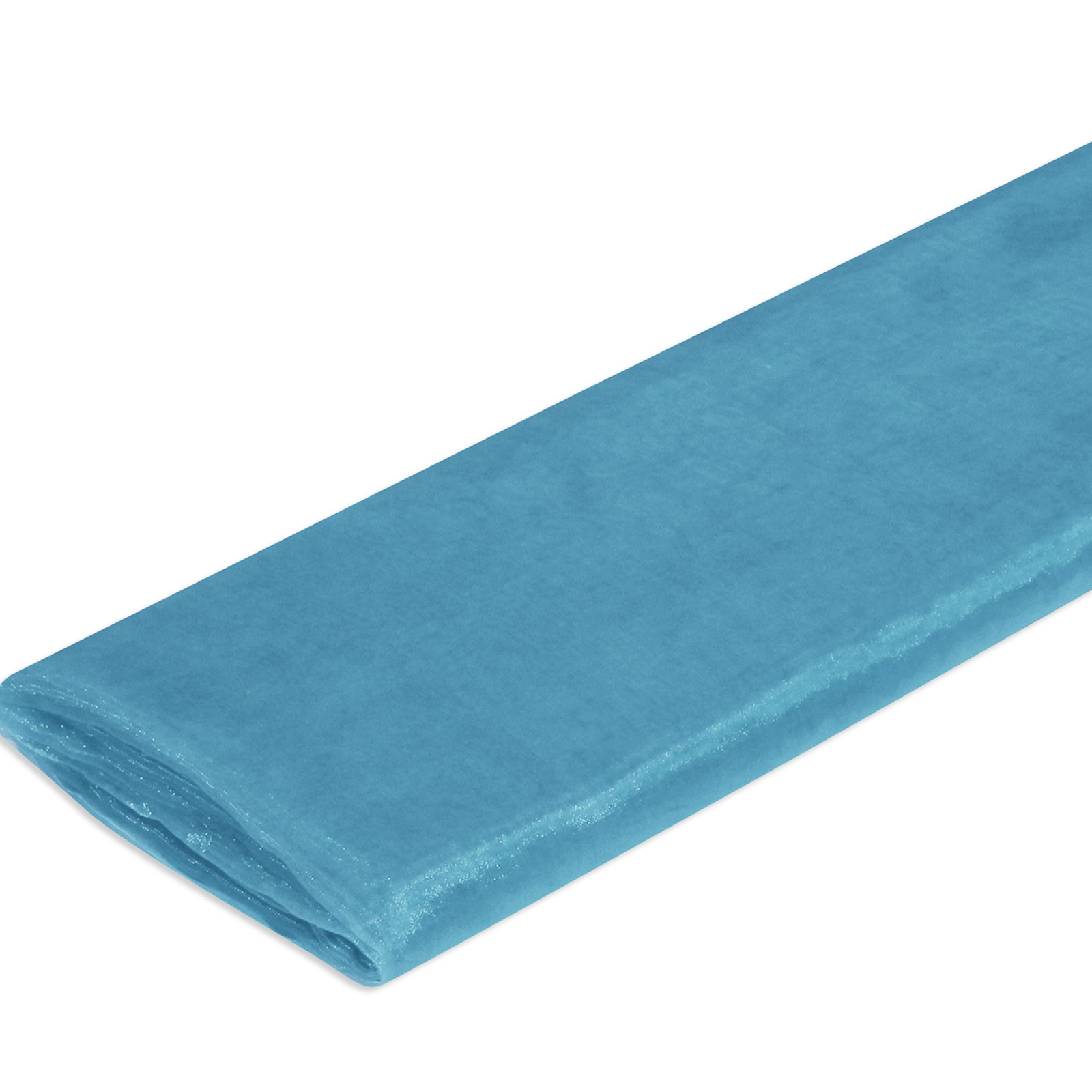Stoff ORGANZA - petrol - 150 cm breit