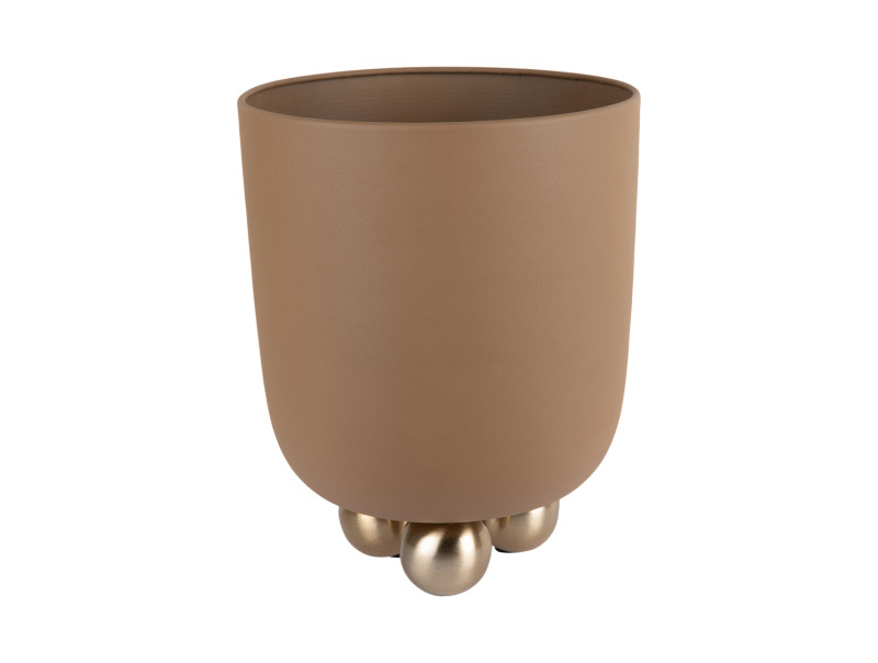 Plant Pot Estilo Medium PT4371BR Mocha brown