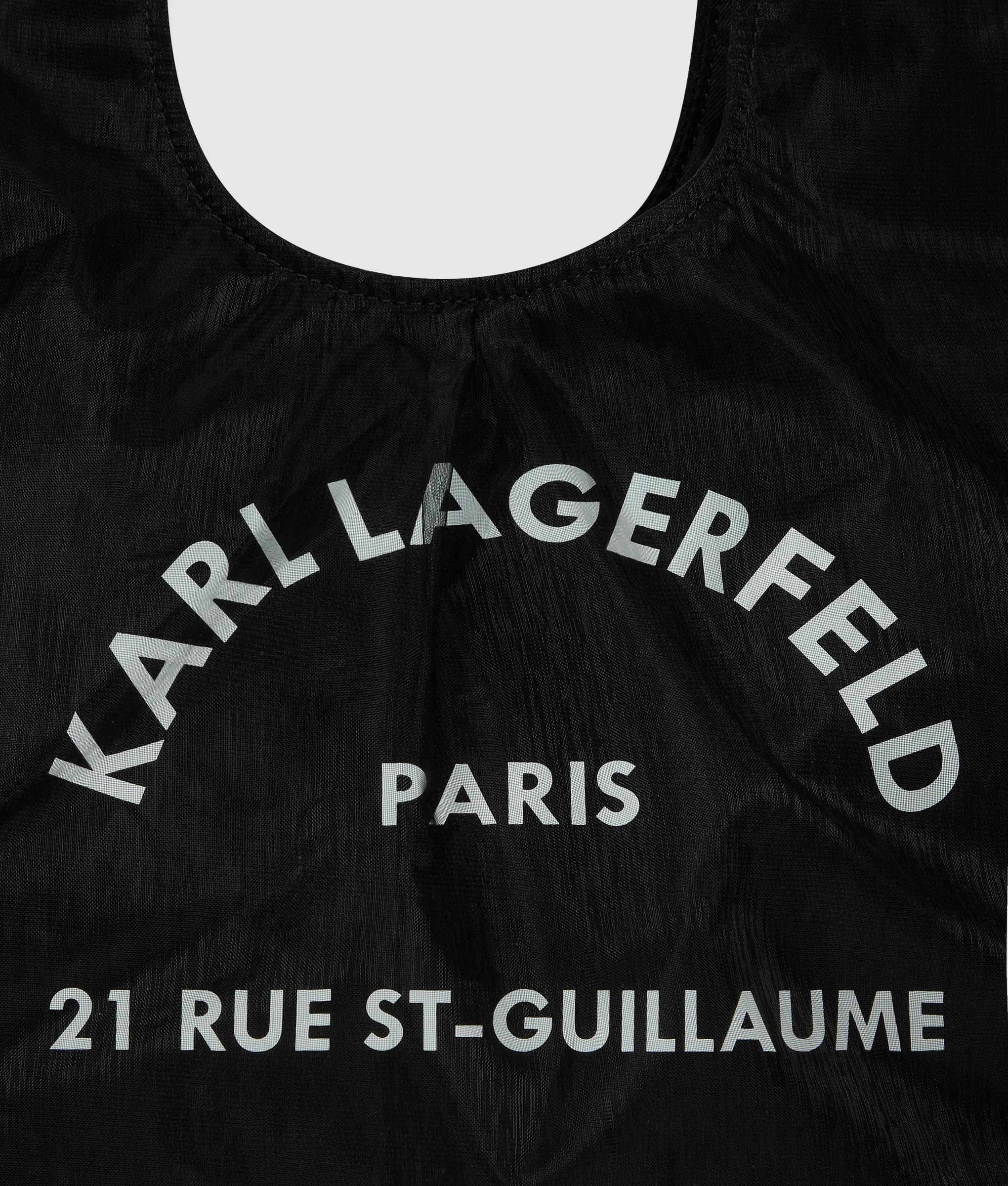 Schoudertas van mesh met het Rue St-Guillaume logo