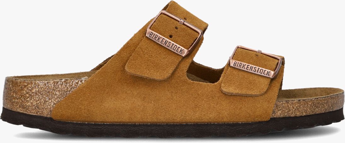 cognac birkenstock slippers arizona sue