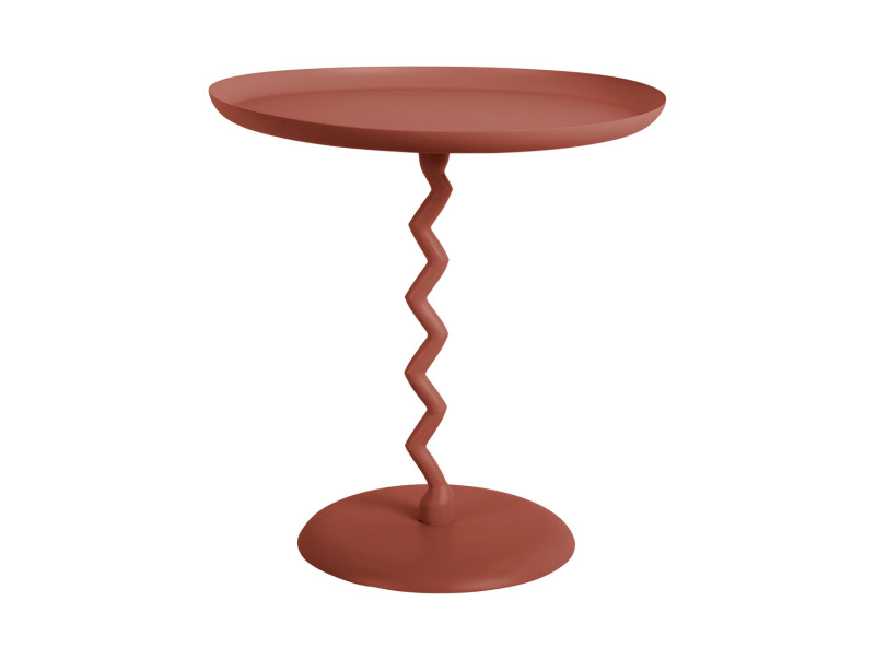 Side Table Zig Zag Medium LM2255RD Red ochre