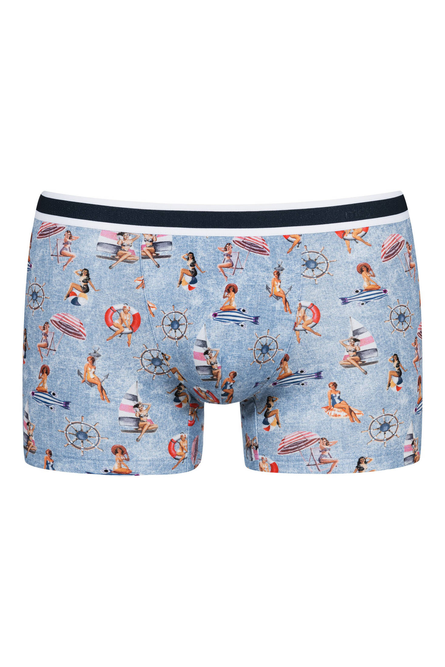 mey| Herren Long Shorty Serie Pin Up Girls