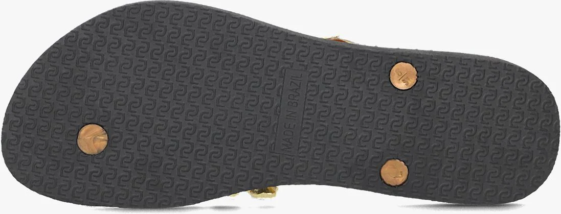UZURII zwarte uzurii teenslippers black flower