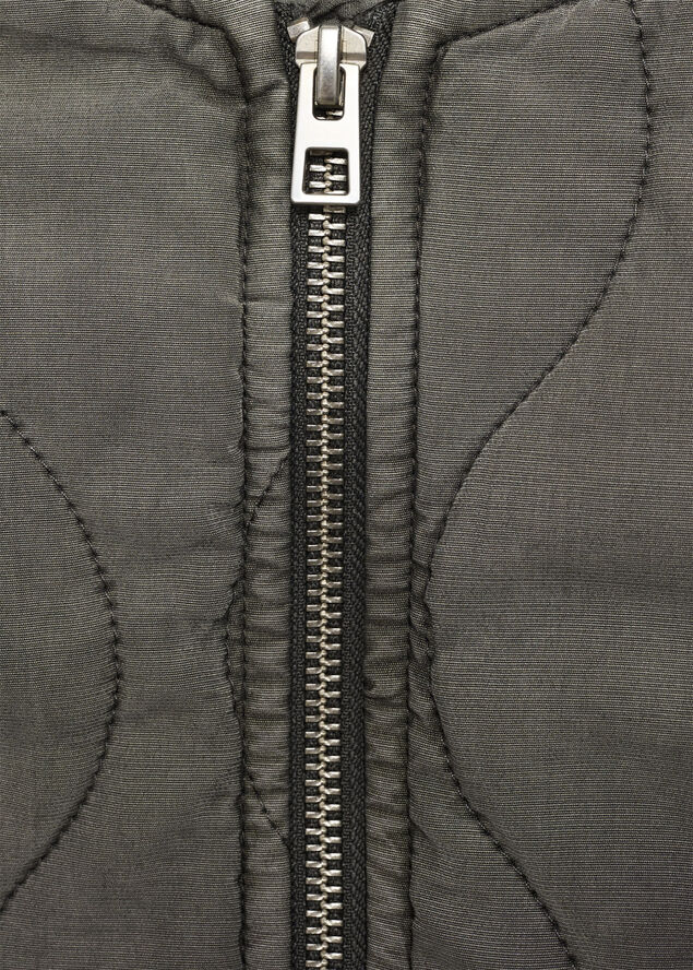 MANGO Quilted pucker jacket 92
