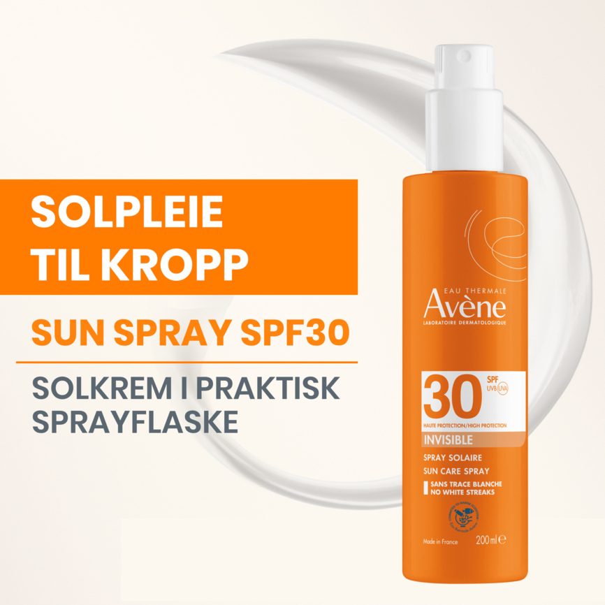 Avène Sun solspray kropp SPF30 200 ml