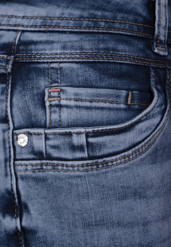 Casual Fit Jeans - brillant blue random wash