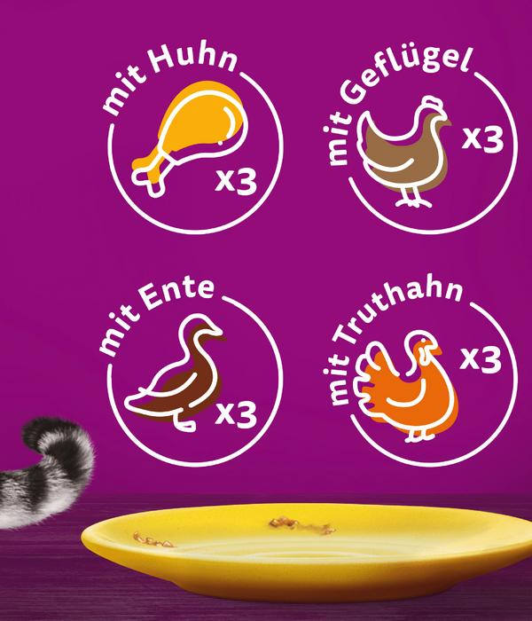 Whiskas® Nassfutter für Katzen Multipack