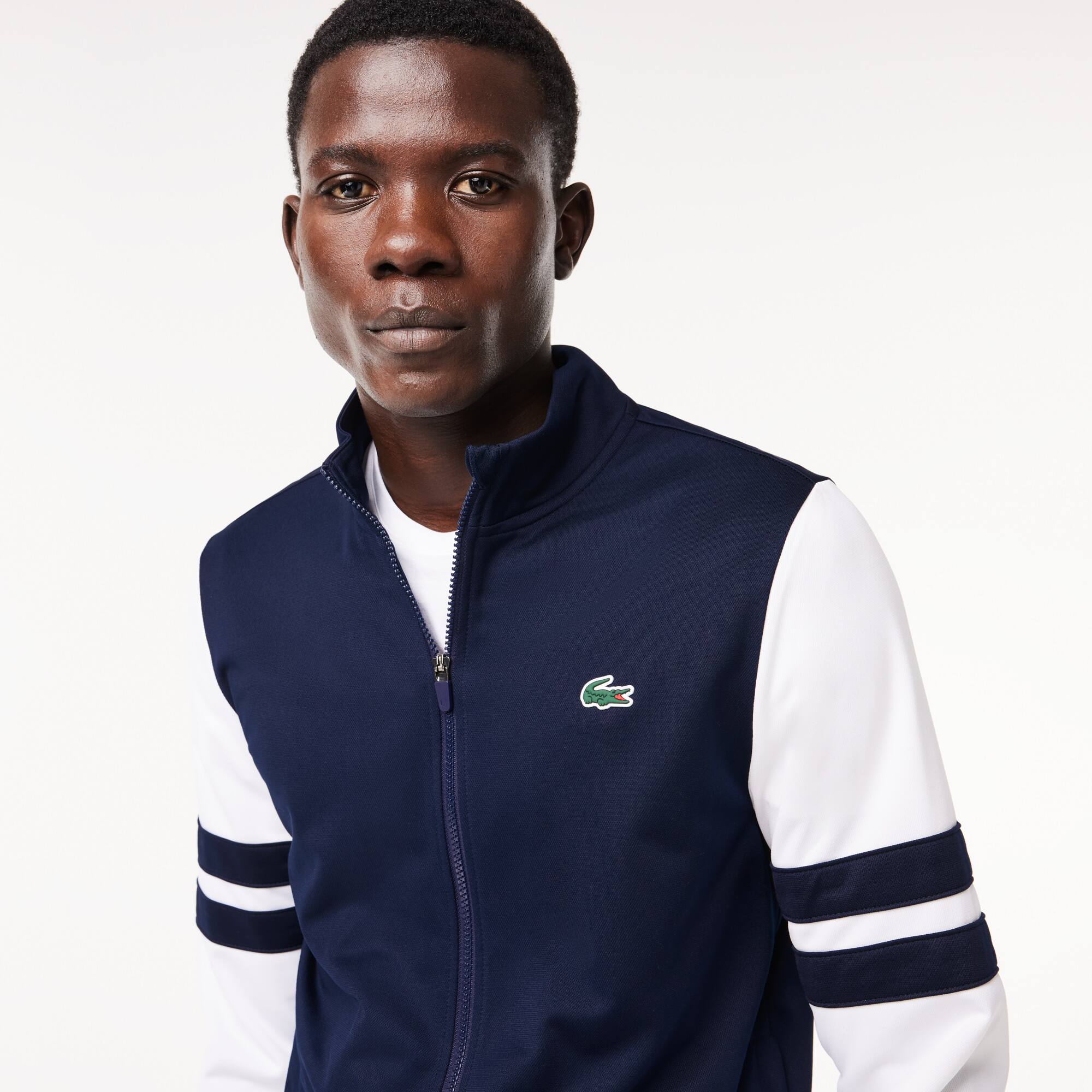 Geripptes Tennis Sweatshirt Sweatshirts - Blau - Lacoste - Herren