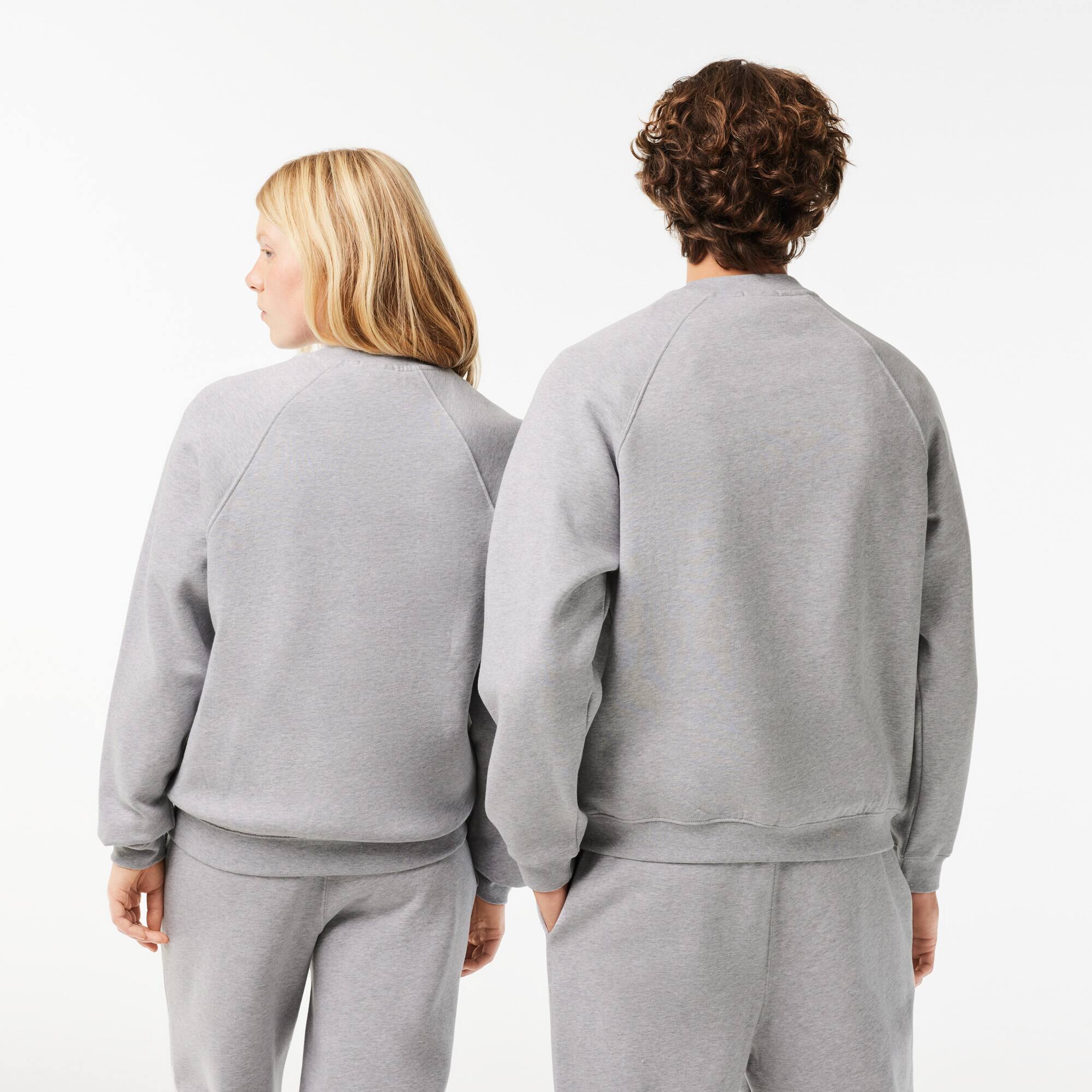 Jogger-Sweatshirt mit Raglanärmel Sweatshirts - Grau - Lacoste - Unisex