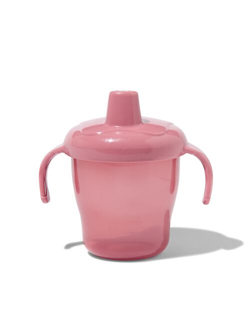 gobelet anti-fuites 250ml rose