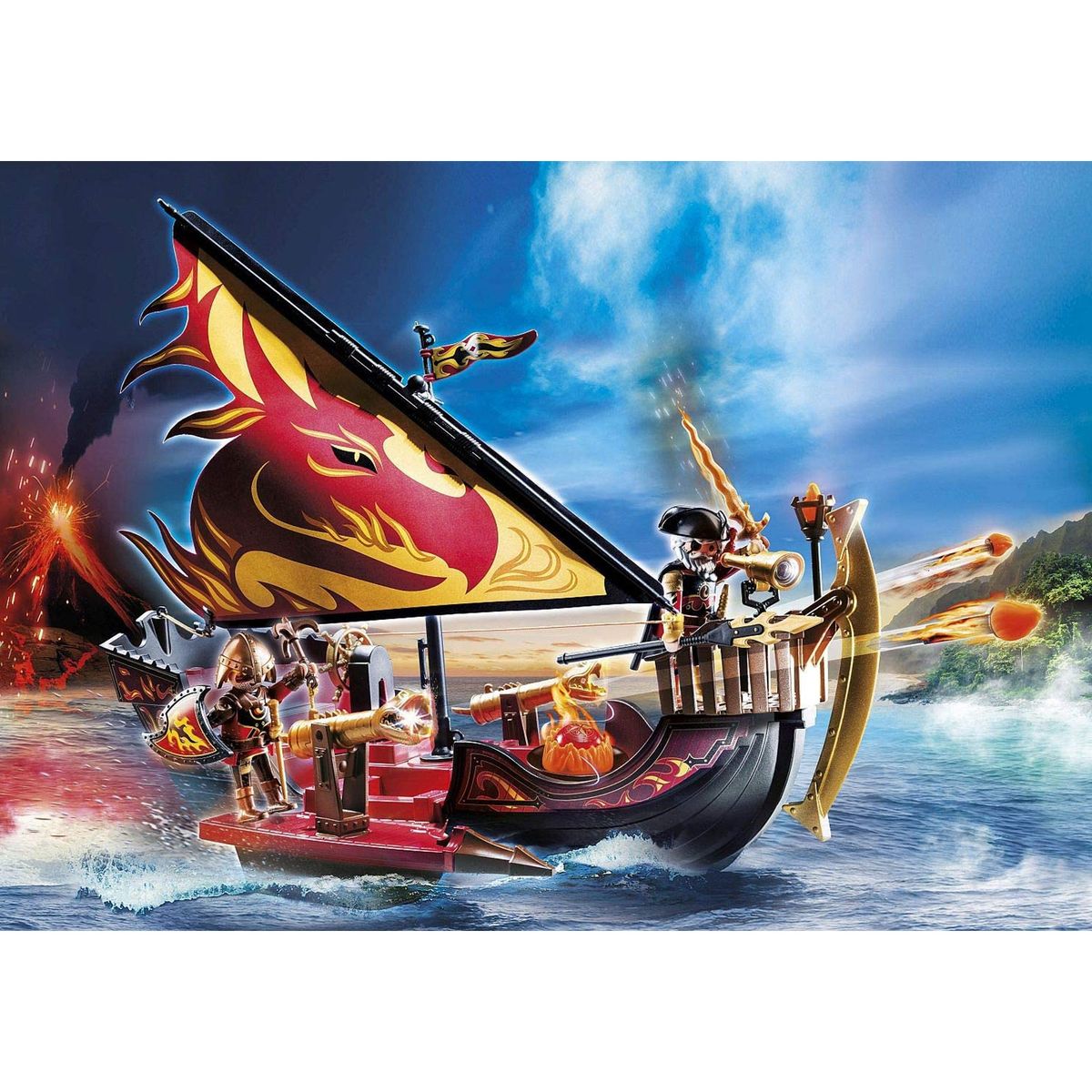 PLAYMOBIL® 70641 - Novelmore - Burnham Raiders Feuerschiff