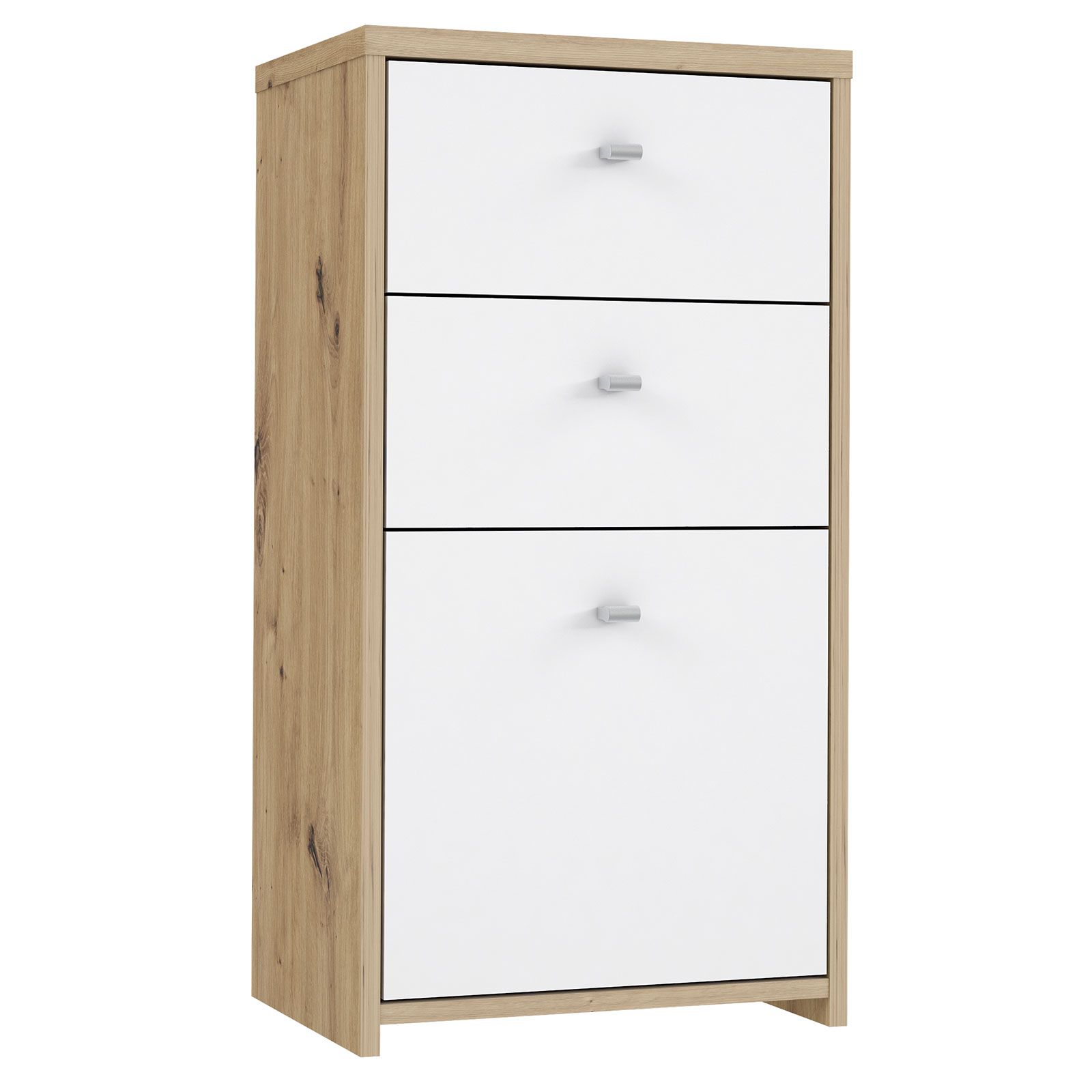 Kommode - Artisan Eiche - weiß - 40 cm breit